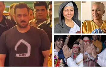 Top 5 entertainment news: Tannishtha Chatterjee on bond with Hina Khan, Salman arrives for Ganpati darshan with Z+ security