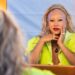 Bamby Salcedo, president and CEO of the TransLatin@ Coalition, one of the largest trans-led organizations in the U.S., pictured after her performance at the 2025 Walk4Humanity block party celebration.
