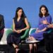 All eyes were on Princes William and Harry as they strode out with their partners Kate Middleton and Meghan Markle for their first ever joint event on February 28, 2018