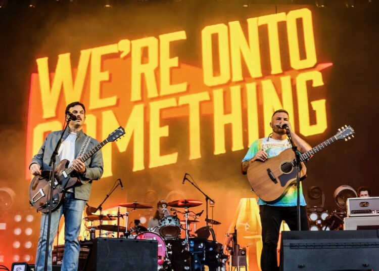 Watch Kings Of Leon debut new song 'We're Onto Something' live with Zach Bryan