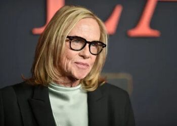 Amy Madigan at the premiere of Weapons last month