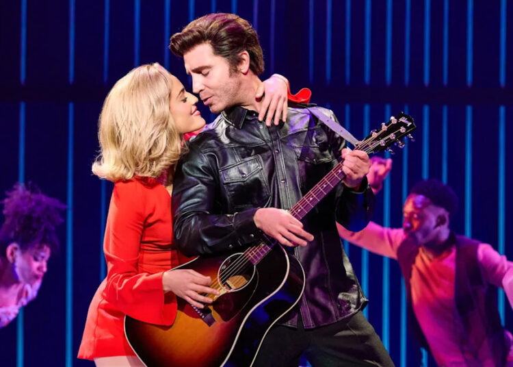 Nick Fradiani and Hannah Jewel Kohn in "A Beautiful Noise: The Neil Diamond Musical." It kicks off the Wharton Center's Broadway season on Sept. 16.