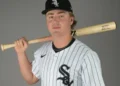 Feb 20, 2025; Glendale, AZ, USA; Chicago White Sox Chase Meidroth (85) poses for a photo on media day at the team’s spring training facility in Glendale, AZ.