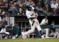 White Sox center fielder Luis Robert Jr. leaves game vs. Royals due to left hamstring soreness