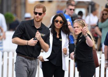 Prince Harry and Meghan Markle at the 2018 Invictus Games in Sydney.  The games capped off a royal tour of Australia which by all accounts had been a resounding success