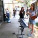 Annika Almgren, 15 of Ladera Ranch, right, and Kayden Tokarski,...