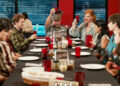 Courtesy of Netflix (L to R) Corey Fogelmanis as Nathan, Isaac Arellanes as Isaac, Myles Perez as Lee, Connor Stanhope as Danny, Marc Blucas as George, Sarah Rafferty as Katherine, Nikki Rodriguez as Jackie, Dean Petriw as Jordan, Alix West Lefler as Parker, and Lennix James as Benny on 'My Life with the Walter Boys'