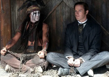 Peter Mountain/Disney Johnny Depp as Tonto and Armie Hammer as The Lone Ranger in 2013's 'The Lone Ranger'