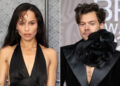 Neil Mockford/FilmMagic; Samir Hussein/WireImage Zoë Kravitz on Aug. 19, 2025; Harry Styles on Feb. 11, 2023