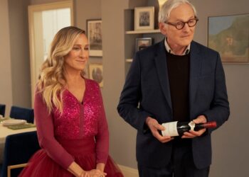 Sarah Jessica Parker and Victor Garber in the series finale of HBO Max's "And Just Like That...," which aired Aug. 14.