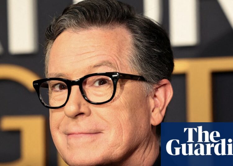 ‘I am extremely sad’: celebrities react to the end of Stephen Colbert’s Late Show | Stephen Colbert