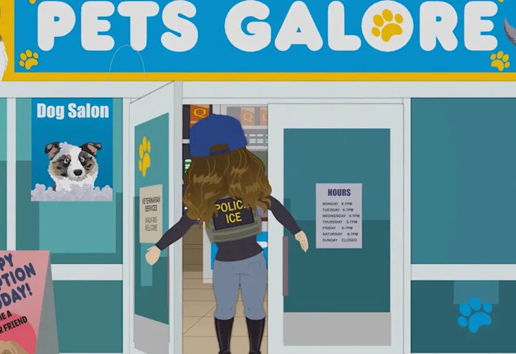 End credits scene of South Park