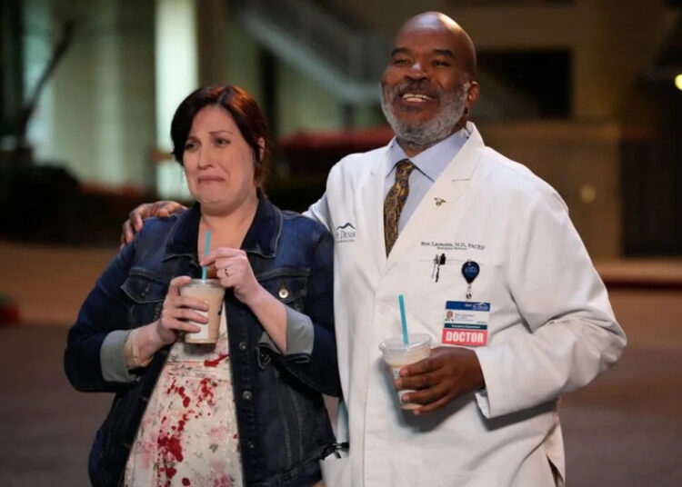 Allison Tolman and David Alan Grier for 'St. Denis Medical'