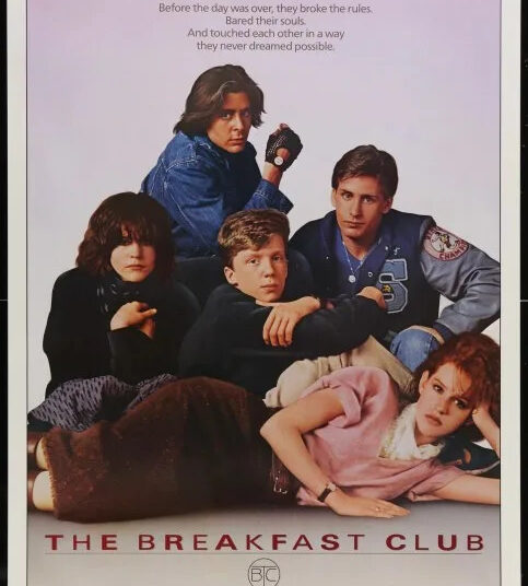 Theatrical poster for John Hughes’ 1985 film “The Breakfast Club (Universal Pictures)
