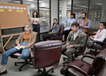 Cast of 'The Paper'  - Credit: John P. Fleenor/PEACOCK