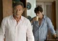 Jason Isaacs and Patrick Schwarzenegger in "The White Lotus" season 3.