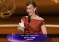 CBS via <a href="https://www.reddit.com/r/popculturechat/comments/1nha05f/britt_lower_left_a_severance_easter_egg_in_her/?utm_source=embedv2&utm_medium=post_embed&utm_content=action_bar&embed_host_url=https://www.dailydot.com/wp-admin/post.php" rel="nofollow noopener" target="_blank" data-ylk="slk:u/pastalot;elm:context_link;itc:0;sec:content-canvas" class="link ">u/pastalot</a>