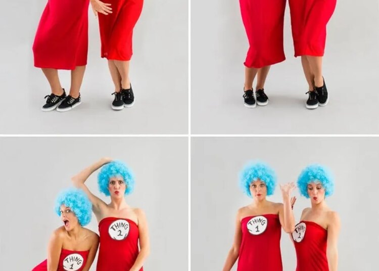 Thing 1 and Thing 2 Halloween Costume