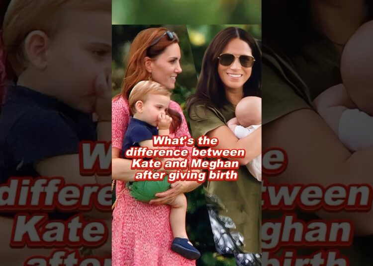 What’s the difference between Kate and Meghan after giving birth #royal #foryou #fyp #princesskate