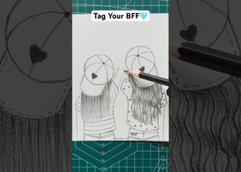 Who is your BFF?💖 #shorts #craft #art #drawing #crafts #satisfying #bestfriend