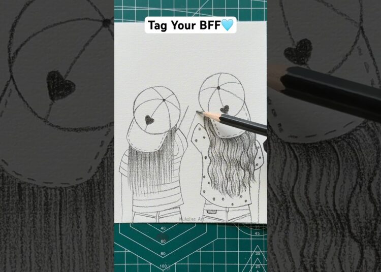 Who is your BFF?💖 #shorts #craft #art #drawing #crafts #satisfying #bestfriend