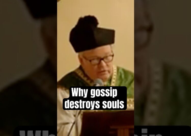 Why Gossip Destroys Souls – Fr. Stephen Zigrang
