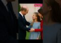 Prince William and Catherine meets Princess Leonor #royalty #princesscatherine #leonor #shorts