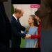 Prince William and Catherine meets Princess Leonor #royalty #princesscatherine #leonor #shorts