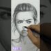 Easy Girl Face Sketch 💆‍♀️ #viral #shorts #art #artist #artwork #sketch #noseart #girlart #pencilart