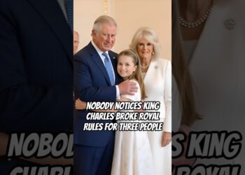 Nobody Notices King Charles Broke Royal Rules for 3 People #camilla #elizabeth #kingcharles #royal