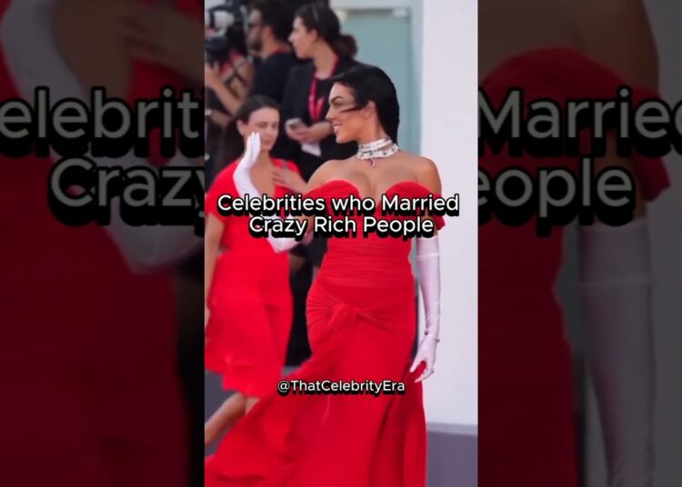 Celebrities who married crazy rich people…! #celebrity #shorts