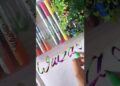 Best handwriting in the world #trending #ytshorts #artist #calligraphy #name #magic #pen #shorts