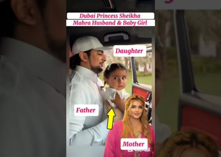 Dubai Royal Family|Dubai Princess Sheikha Mahra with husband & #baby#girl#lifestyle#trending#shorts
