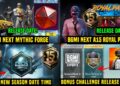 BGMI NEXT MYTHIC FORGE BONUS CHALLENGE KAB AAYEGA/ BGMI A15 ROYAL PASS / PUBG NEW SEASON DATE C9S26