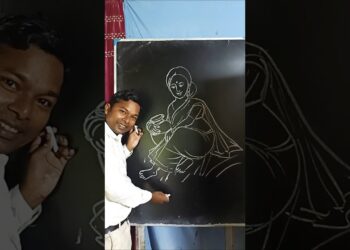 Village Women art #shorts #drawing #artist #viral #subscribe