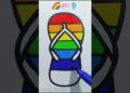 🌈🧼🩴 Satisfying Art #youtubeshorts #youtube #shortsfeed #art #drawing #artwork #satisfying