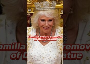 Camilla orders removal of Diana statue #camilla #diana #william #elizabeth #charles #royal