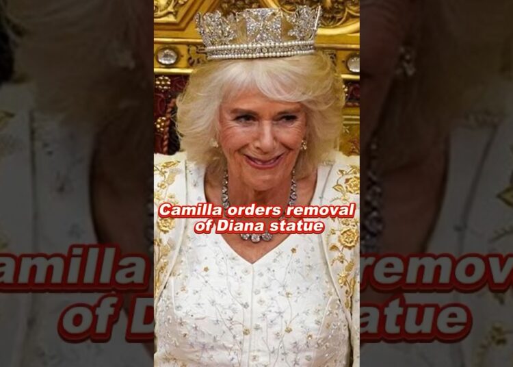 Camilla orders removal of Diana statue #camilla #diana #william #elizabeth #charles #royal