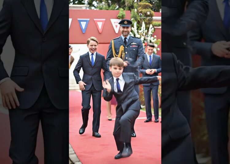 Prince Louis funny dancing #royal #princelouis #princewilliam