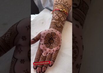 full mahendi design #viral #trending #ytshorts #art #artist #shorts #mahendi #bhartimahendiart