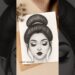cute and beautiful face girl drawing tutorial #art #drawing #girl