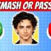 SMASH or PASS 100 OPTIONS!! | Hottest Celebrity Male Edition 2024 | QUIZ WAVEZ