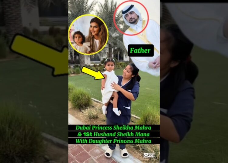 Dubai Royal Family|Dubai Princess Sheikha Mahra &  husband Sheikh Mana#baby#girl#lifestyle#ytshorts
