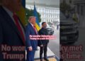 No wonder Zelenskyy met Trump in a suit this time #fyp #celebrity #trump #zelensky #shorts