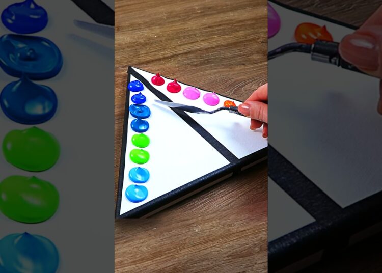 TRIANGLE ART IDEA 🎨