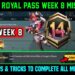 A14 RP WEEK 8 MISSION | BGMI WEEK 8 MISSIONS EXPLAINED | A14 ROYAL PASS WEEK 8 MISSION C8S24 WEEK 8