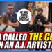 They Called THE COPS on an AI Artist at a Comic Convention?! | Clownfish TV