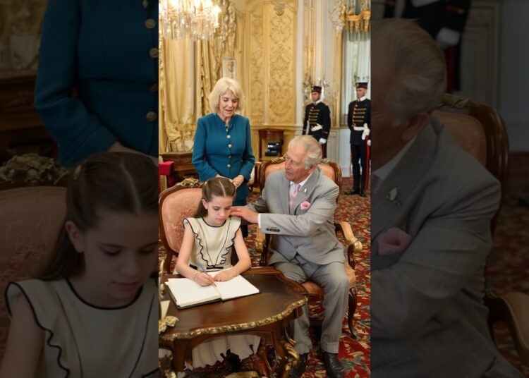 King Charles most proud Grand daughter – Camilla so angry #camilla #kingcharles #charlotte #royal