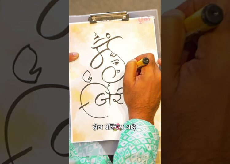 The Live Art that Stole the Show! #shorts #marathi #lalbaughcharaja  #ganpati #india Marathi Podcast