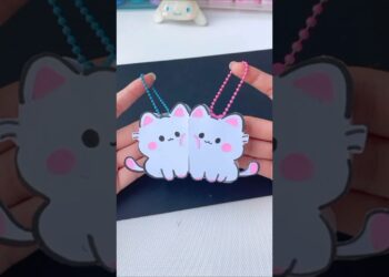 Cute friendship keychain idea #shorts #tonniartandcraft #craft #art #love